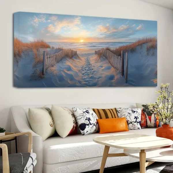1.5 inch thick pine frame, living room wall decor,